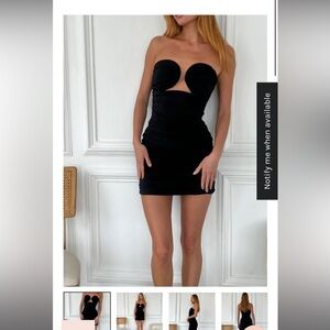 Isalis - Amelia Mini Dress in Black